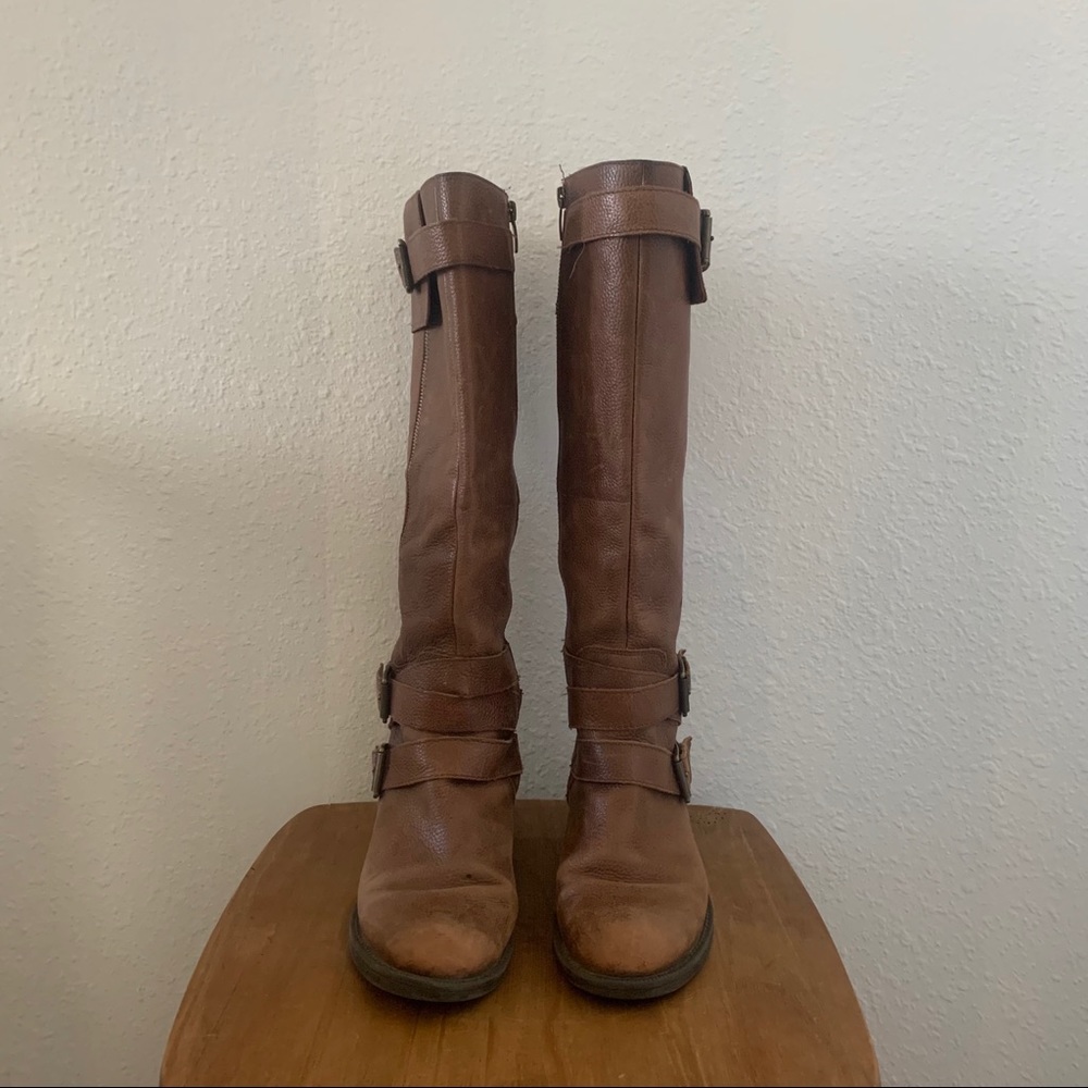 Enzo Angiolini Saylem Riding Boot Brown - Picture 2 of 10